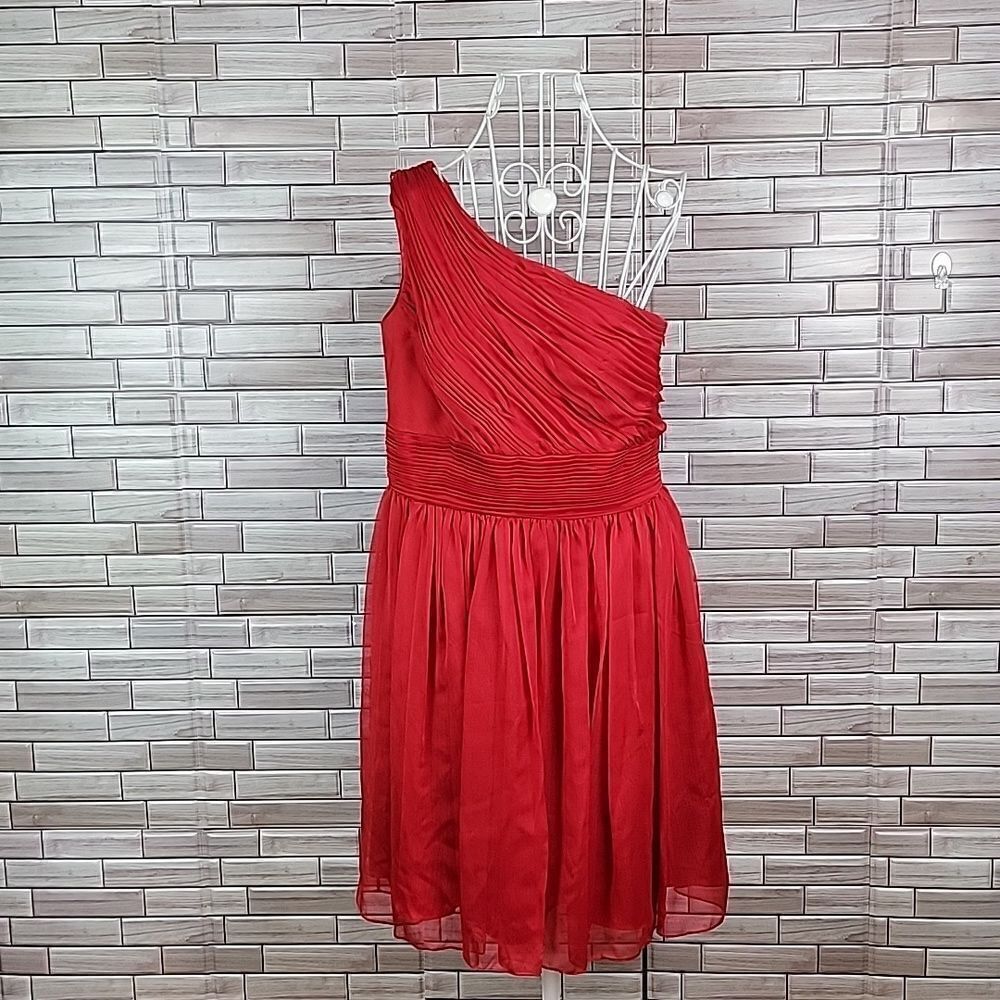 Cachet one shoulder red party dress Size 8